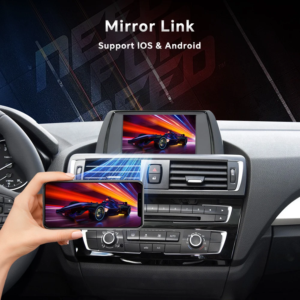 COIKA Wireless Carplay Android Auto Interface Box AirPlay Mirror Link Retrofit For BMW X1 E84 F48 X2 F49