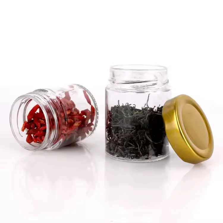 120ml 220ml 330ml 400ml 580ml wide mouth straight sided glass storage jar for spice honey jam with airtight lid