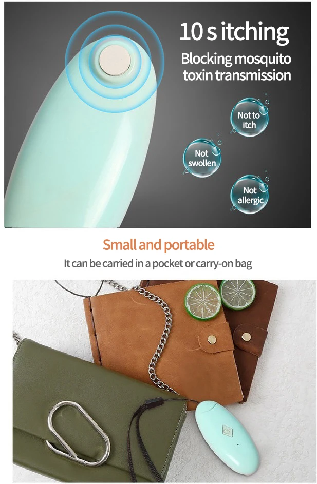 Natural  IR Itch Relief radiation heating heated infrared ray mosquito bite itch relief for kids