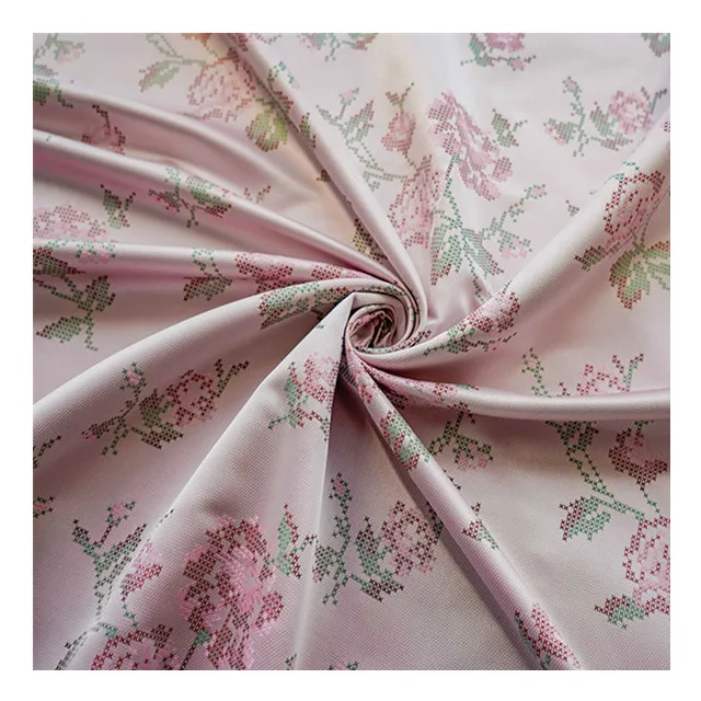 Жаккардовая жаккардовая Праздничная ткань с абстрактным рисунком из 100% полиэстера