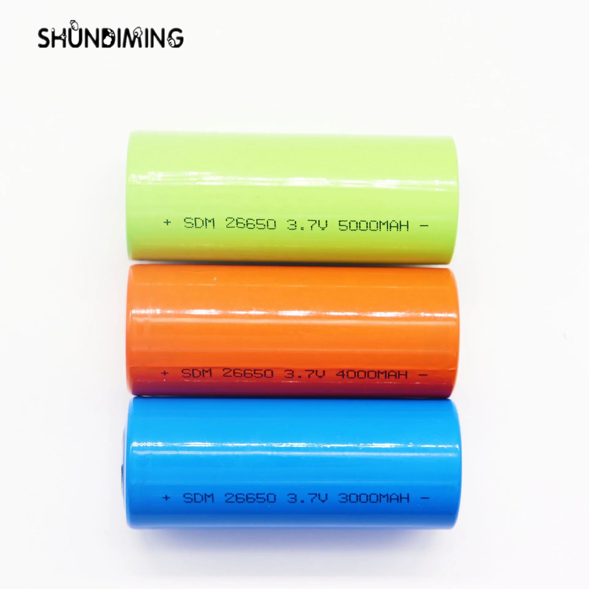 Deep Cycle Life rechargeable 3.7V li ion 26650 3000mah / 4000mah /  5000mah battery 26650 cells