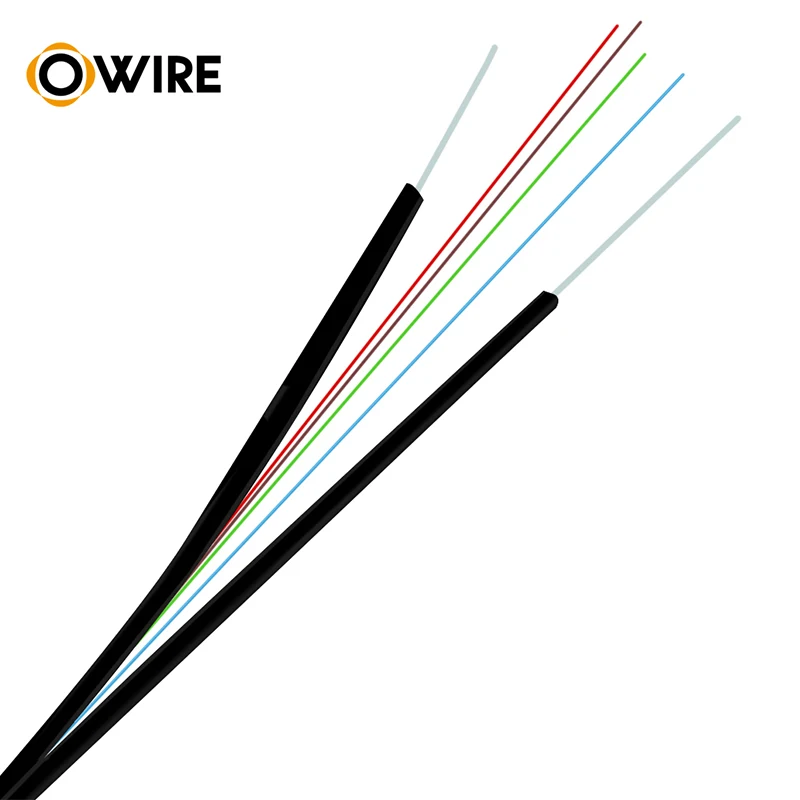  Owire цены по прейскуранту завода-изготовителя Fttx Ftth 2 ядра волоконно-оптический кабель оптического волокна кабеля падения