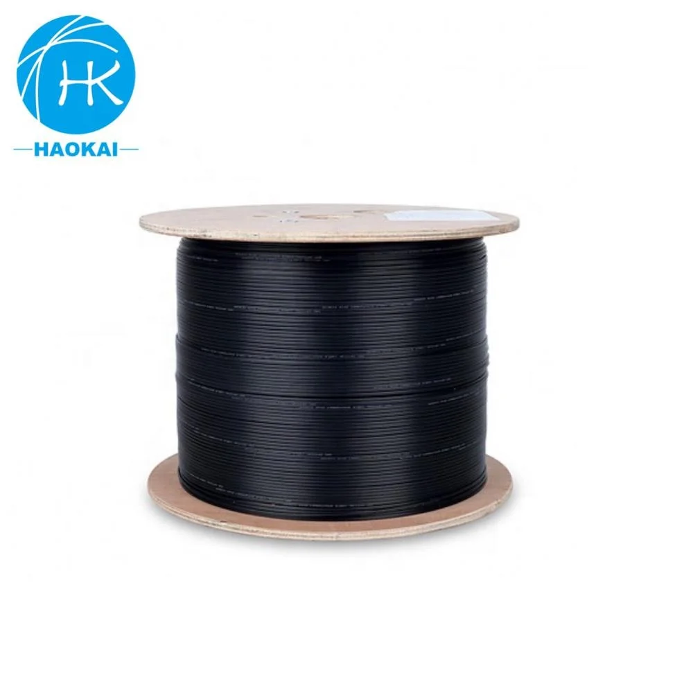 Ftth Drop White G657a Compatible Quality 12 Core G652d Single Mode Fiber Optic Cable