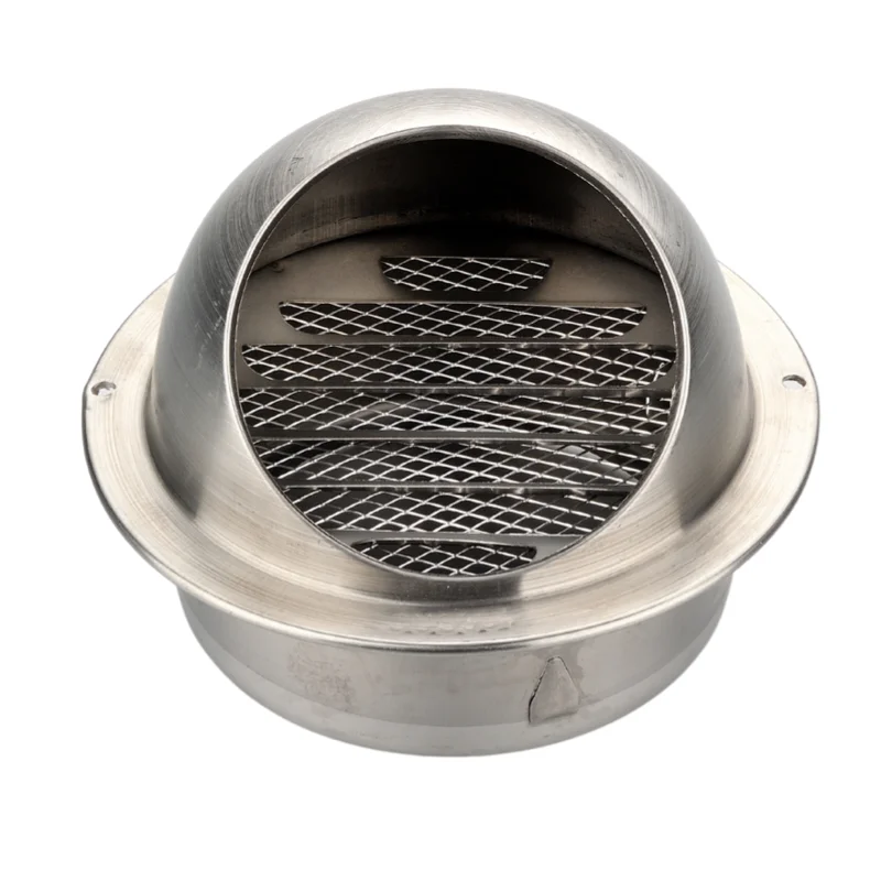 Low price Stainless Steel Inox 201 Mushroom Vent Pipe Cap Wall Air Vent 250MM