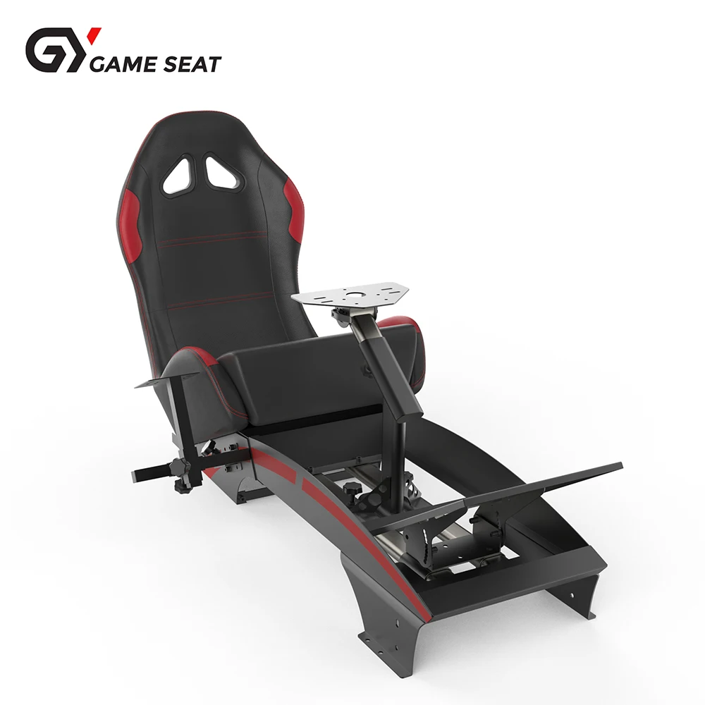 GY046-3 Wholesale Racing Simulator Seat Adjustable Racing Car Seat Computer VR Racing Games Driving Simulator Chair For Logitech