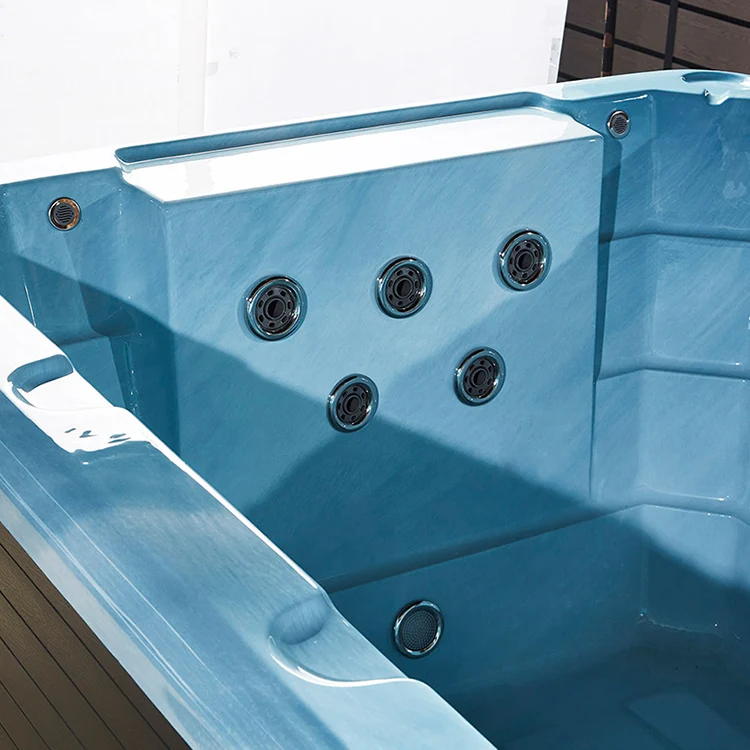 BG-6601 Acrylic Whirlpool Pool with Gecko Cover Massage Bath Outdoor Spa Hot Tub