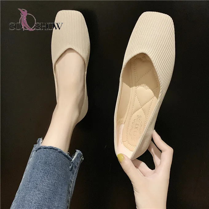 Women Flats Slip on Flat Shoes Boat Shoes Suede Ladies Ballet Flats
