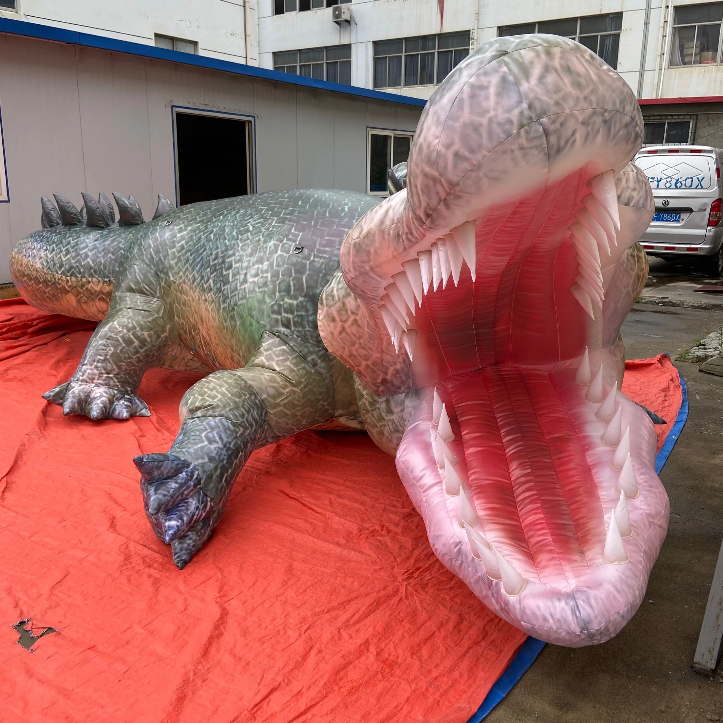 Giant inflatable crocodile model / inflatable alligator animal for outdoor event decoration