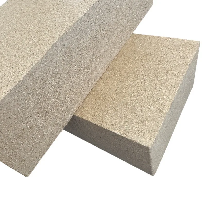 High Quality Heat Insulation Sound Proof  Fireplace Plate Vermiculite Board Fire Brick