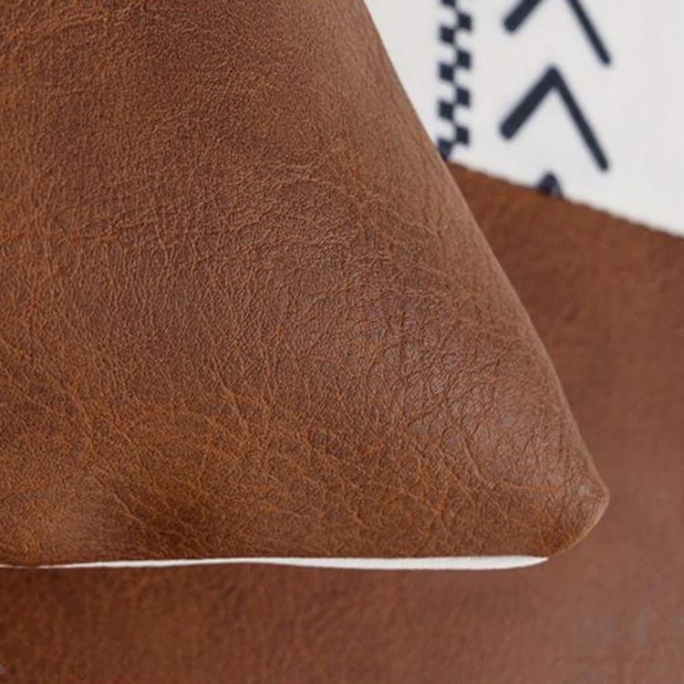 Cotton throw pillow White and brown can be customized pillow Bed and sofa cushion convenient to play mobile phone and watch TV