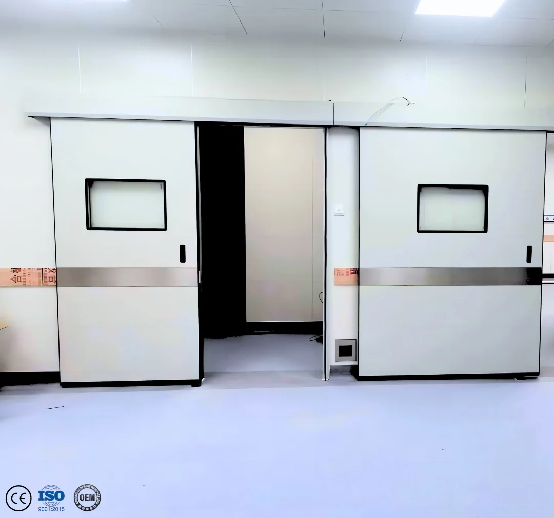 Steel sliding hospital school clean room door Automatic sliding door