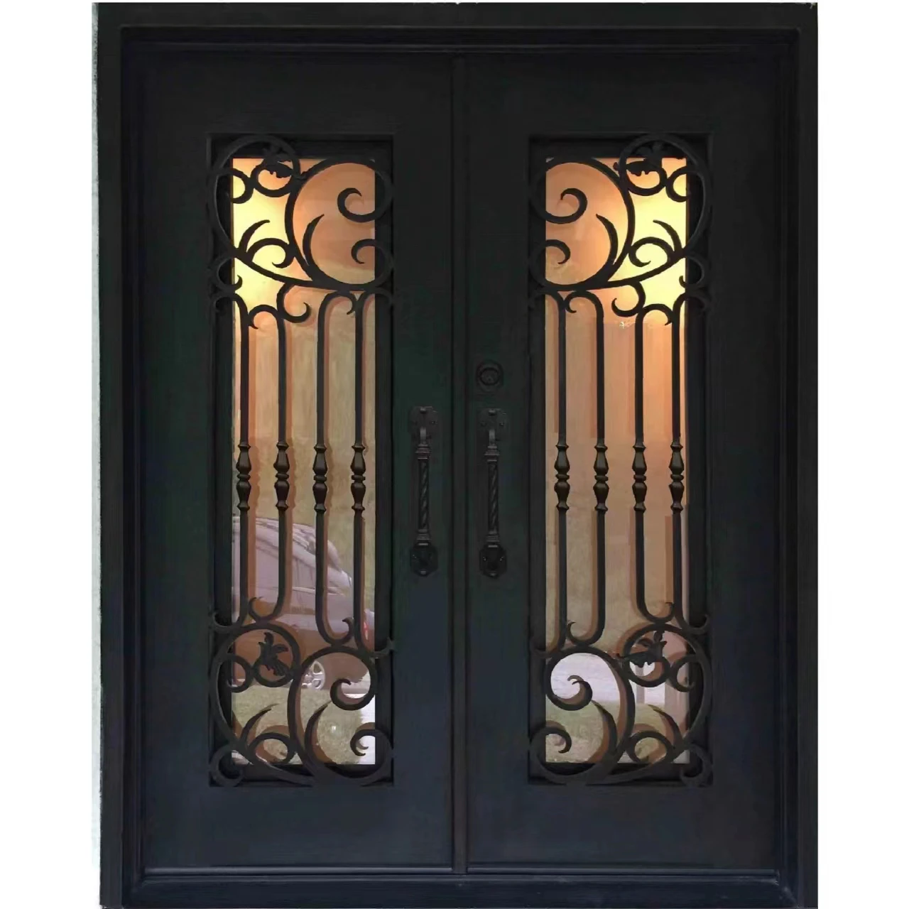 Support Customization  Iron Safety Door Designs Pictures  Wrought Iron Front Doors  Single Door Iron Almirah
