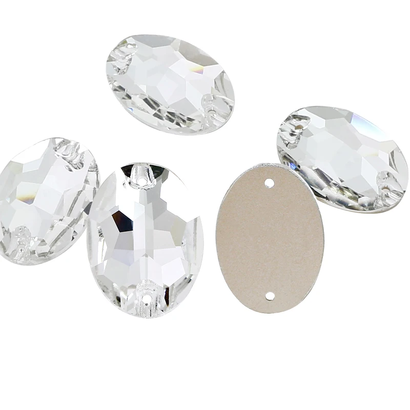 Разноразмерные кристаллы K5, 18*13 мм