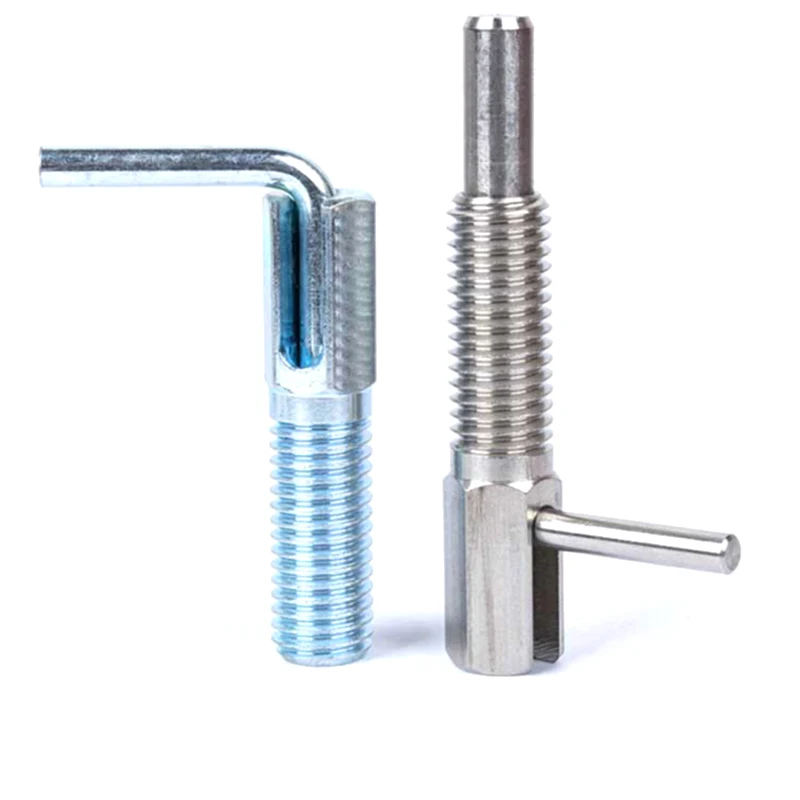 Stainless Steel Audio Spring Knob Plunger L-shaped Dowel pin Coarse Tooth Split Locating Post LBLT Quick-release Pin
