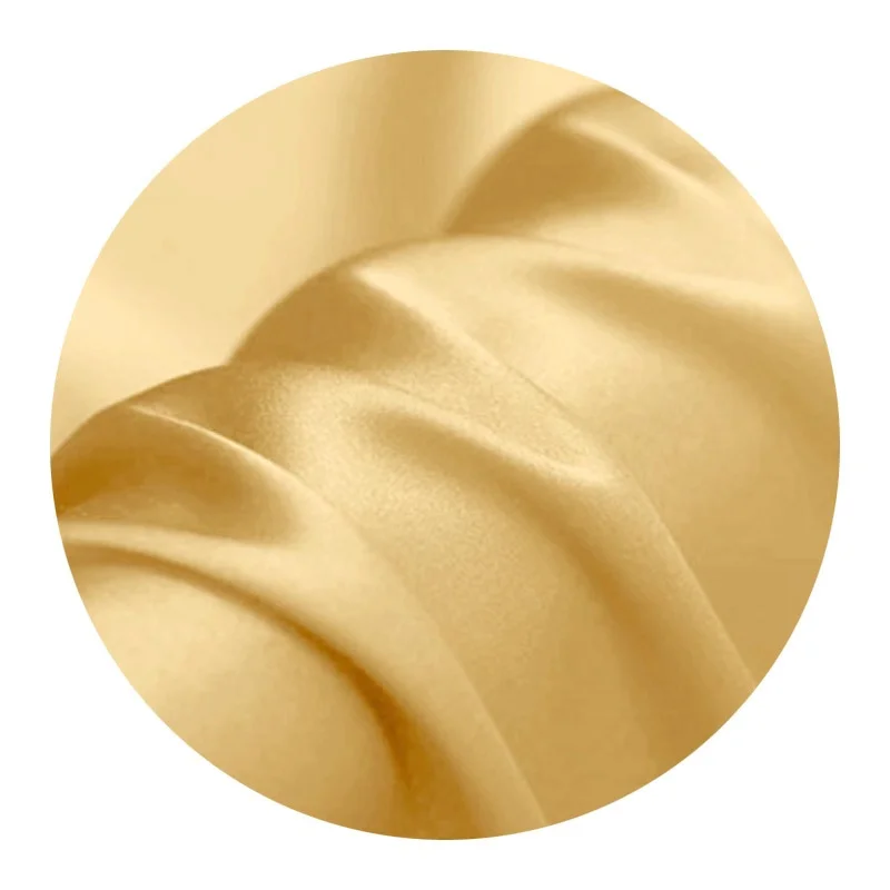 30momme luxury thick Pure silk fabric satin luxury 100% Mulberry silk
