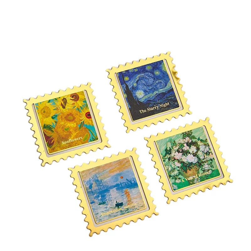 Custom Copper Fill Bookmark Brass Etched Metal bookmark Clip OEM Gift Metal Bookmark Blanks