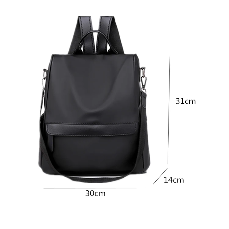 High Quality Hot Selling Anti-theft Nylon Backpack Women Backpack for Girls Backpack Bag Polyester Fashion Female Zipper 215