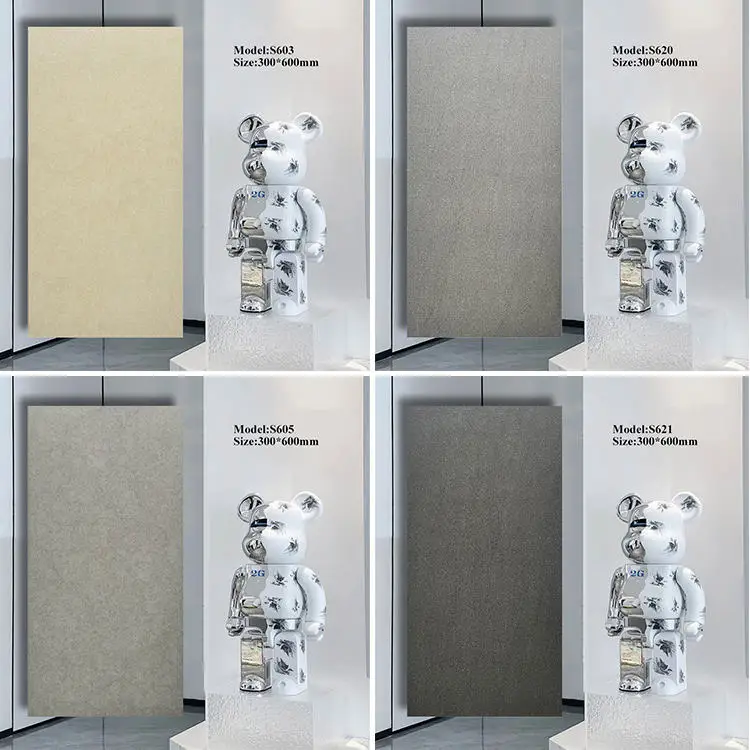 Дешевая мягкая легкая деревенская фарфоровая напольная плитка 300x600 керамическая кирпичная матовая для наружных стен Afirca