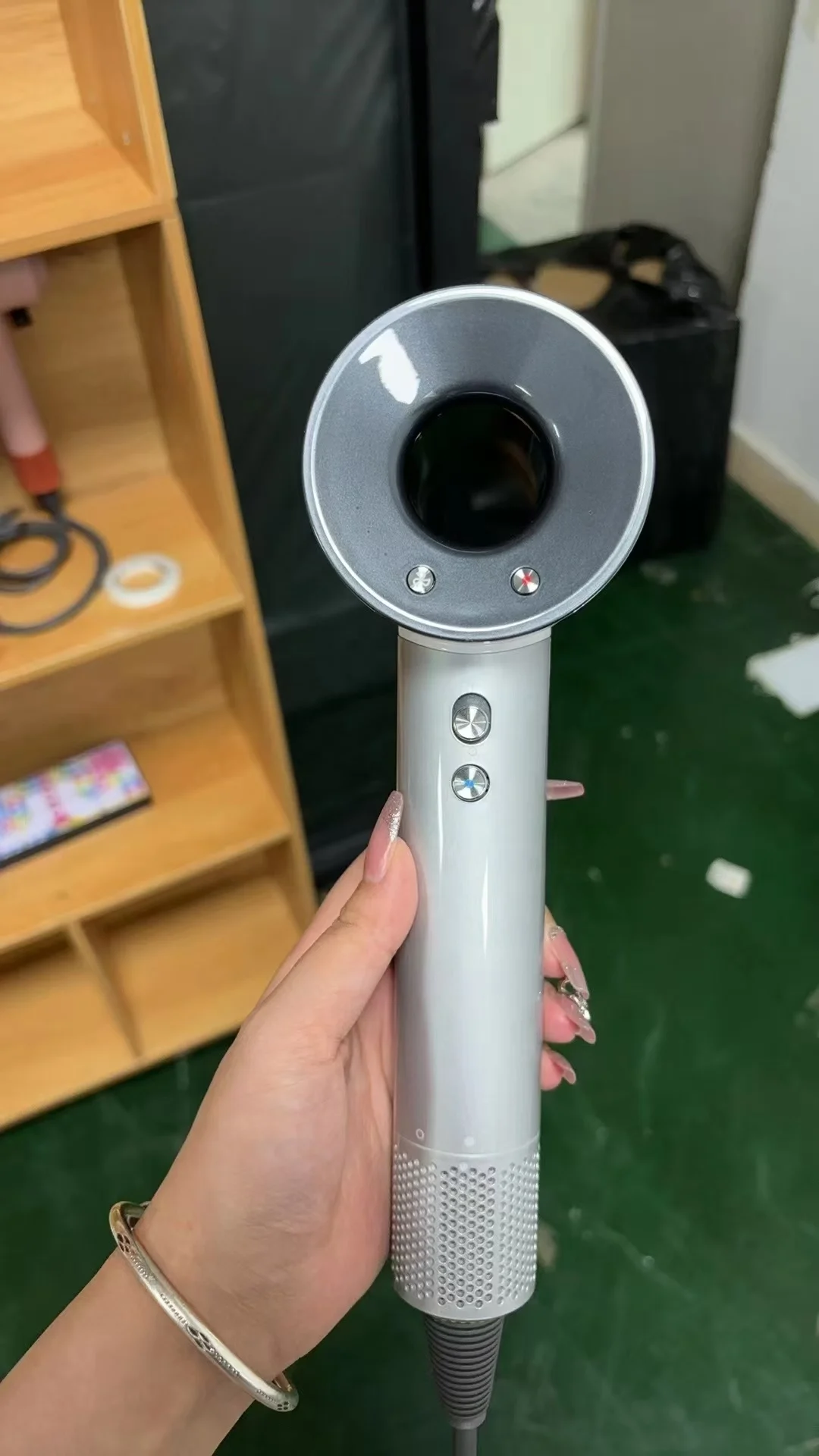 Blow Dryer Cepillo Secador Leafless Ionic Hair Dryer Professional ionic brush straightener curler dy hair son dryer air wrap