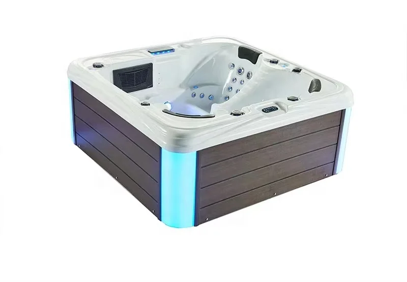 Outdoor spa for 5 people garden hot tub balboa system bathtub hotel whirlpools