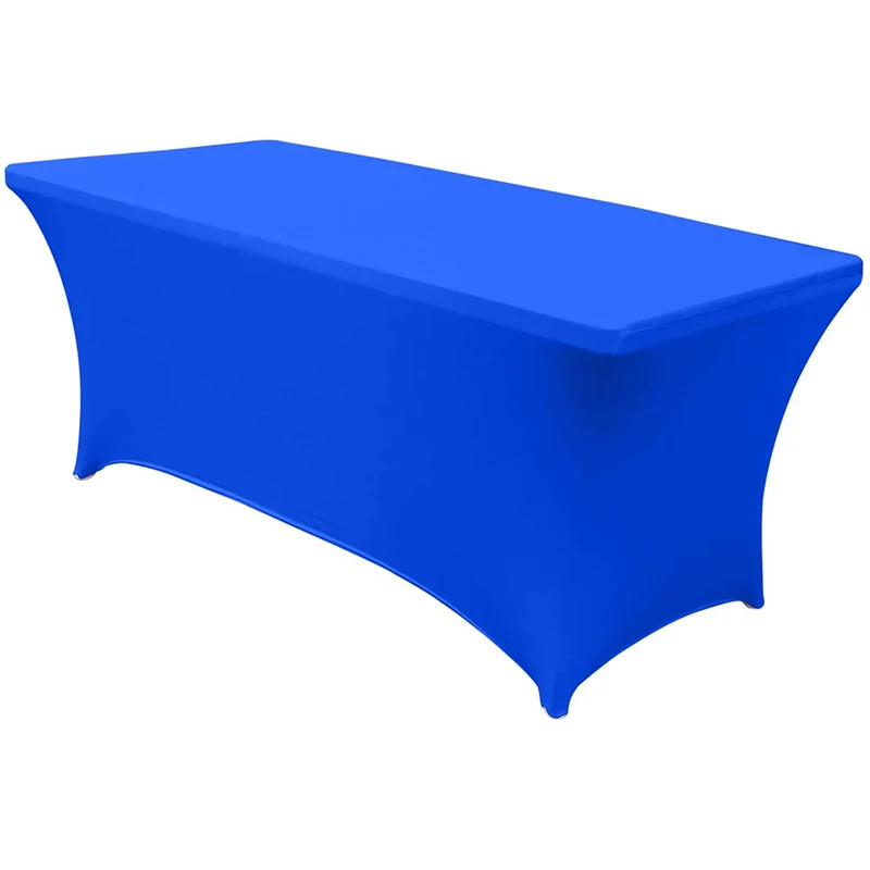 New Arrival Good Quality Best Price Custom Made Waterproof Fitted Stretch Spandex Table Cover Table Cloths for Trade Show