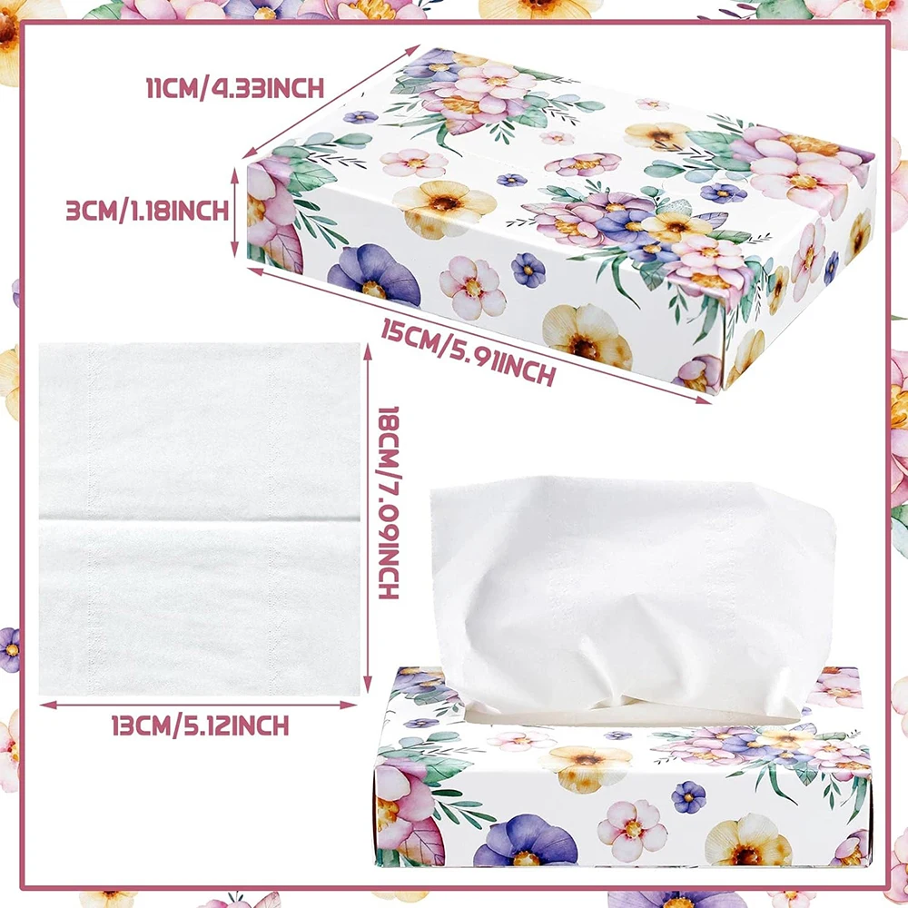 CUSTOM BOX PACK 20*19cm FACE TISSUES PAPER 100 SHEETS FACIAL TISSUE Customized Box Facial Tissue