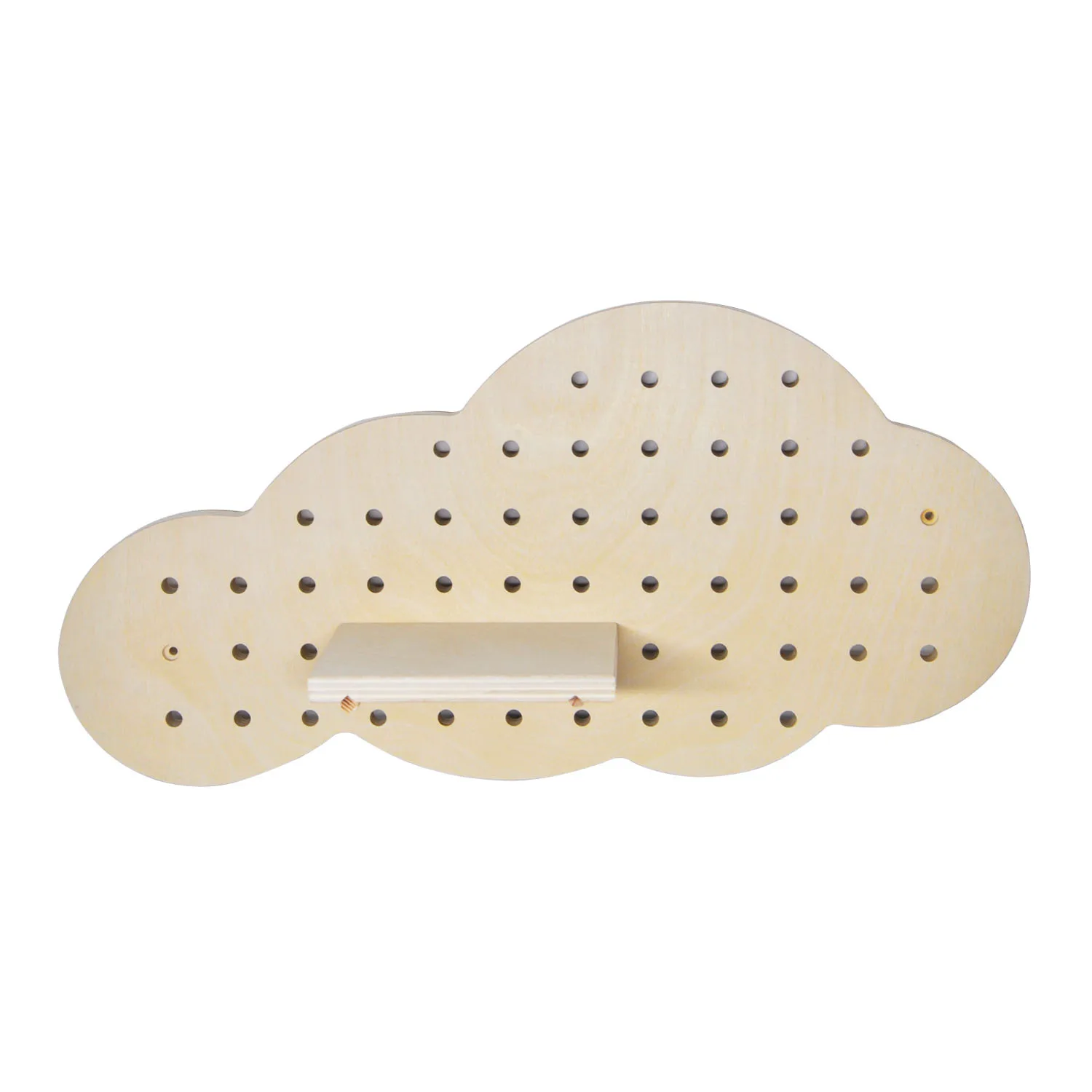 Деревянный Незаконченные деревянные поделки pegboard покрывает изготовленный на заказ печатание чернил дисплей облако полки