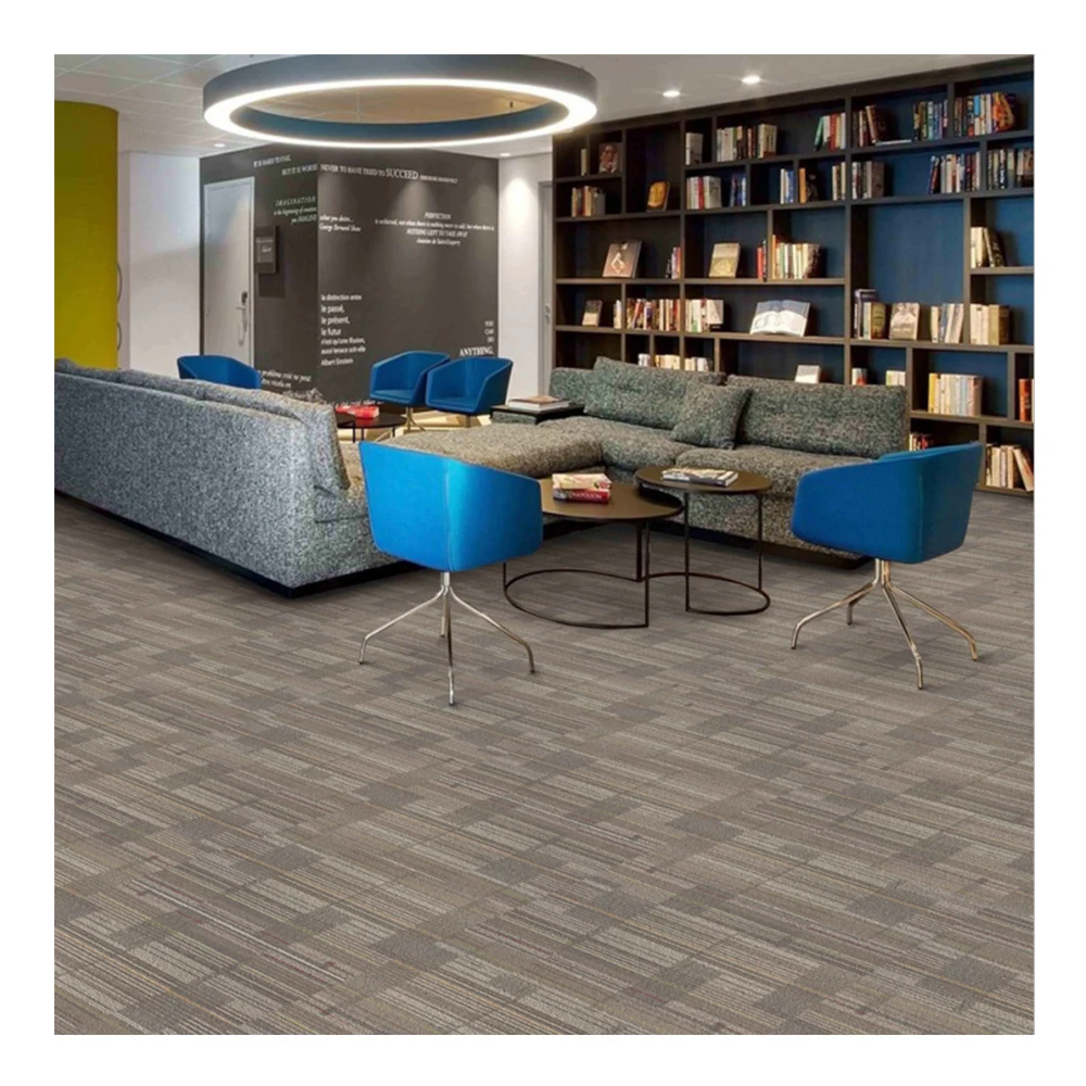 2024 Kaili Home Luxury Removable 50x50 Modular Carpet Tiles Commercial Office Wall-to-Wall Carpet for Home and Office Use