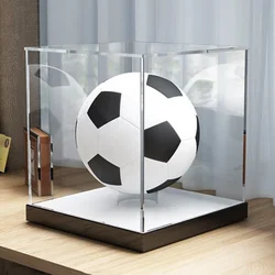EXCEL Wholesale Football Helmet Display Box Led Light Baseball Hat Case Display Protector