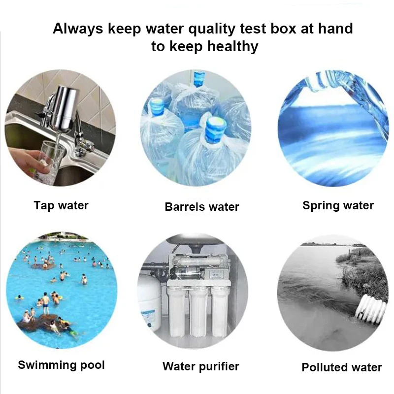 Popular water quality testing kit water quality analysis kit for laboratory water treatment swimming pool