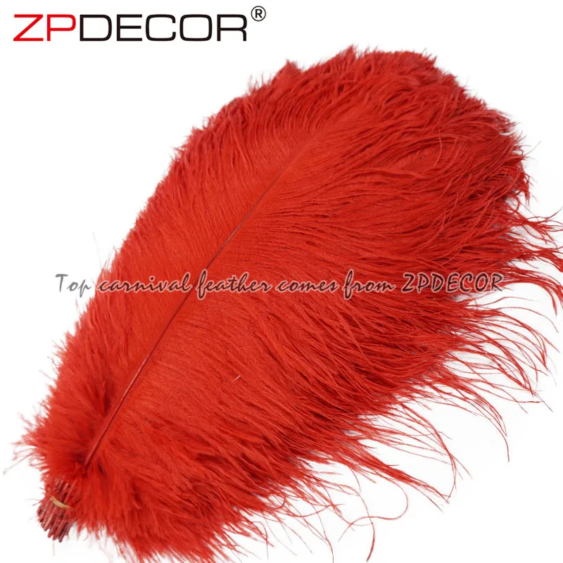 ZPDECOR Factory Wholesale Stock 12 Colors 45-50cm Dyed Ostrich Feathers Cheap for Sell