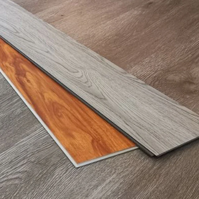 Factory direct easy install 4 5 6 mm Piso SPC Click Waterproof plastic pvc flooring for Home Office