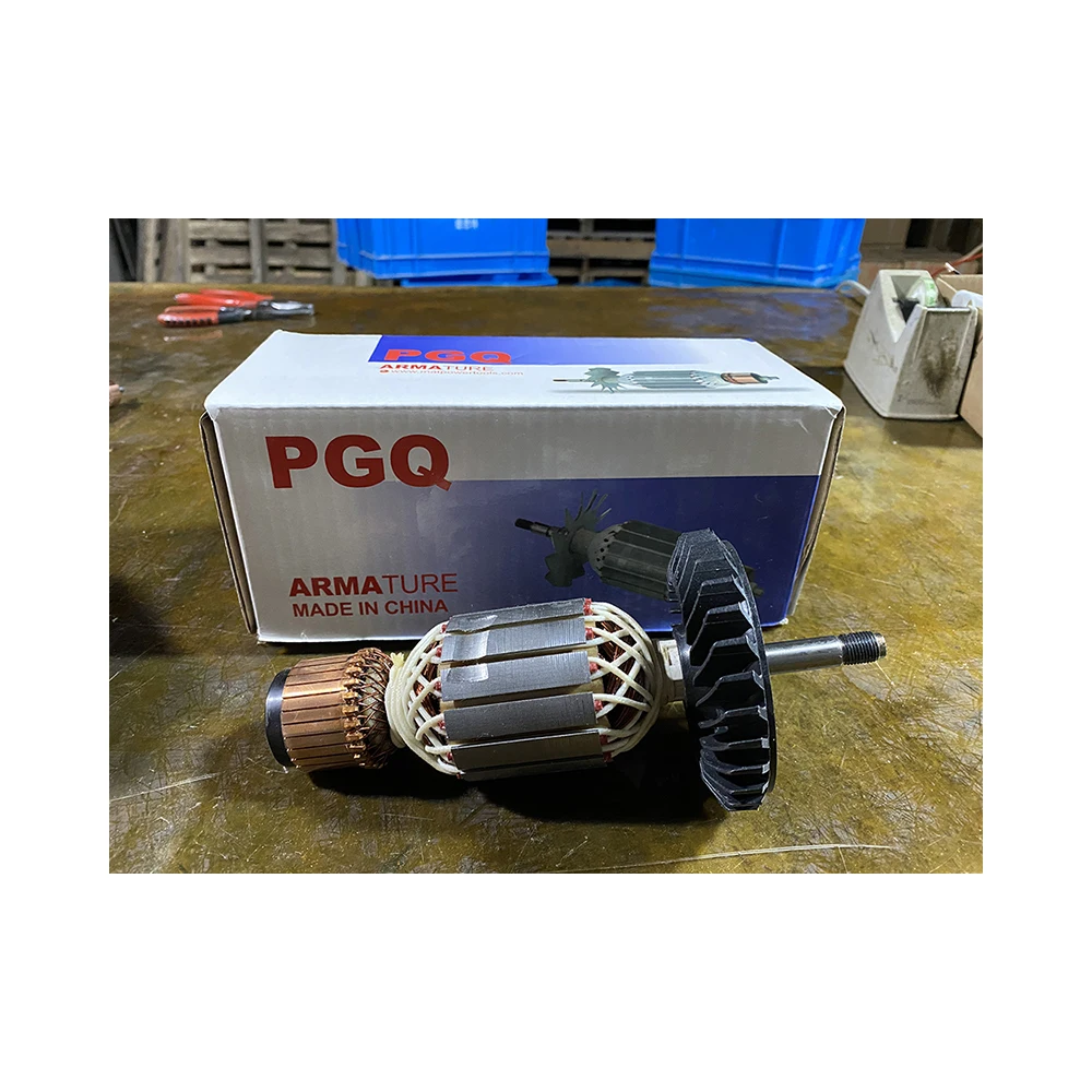 
New Listing Customized Bright Copper And Steel Angle Grinder Armature 