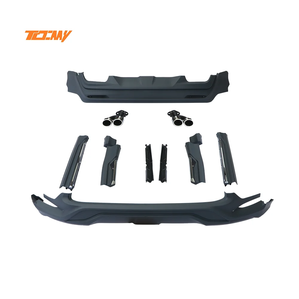 TDCMY Wholesale Industrial price automobile body kits body exhaust pipe Exhaust system wide enlargement rear bumper For