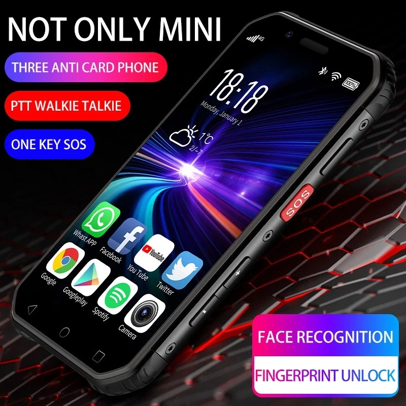 SOYES S10 3GB 32GB / 64GB Mini Waterproof Smartphone NFC 1900mAh 4G Android 6.0 MTK6737 GPS Fingerprint Face ID Shockproof Phone