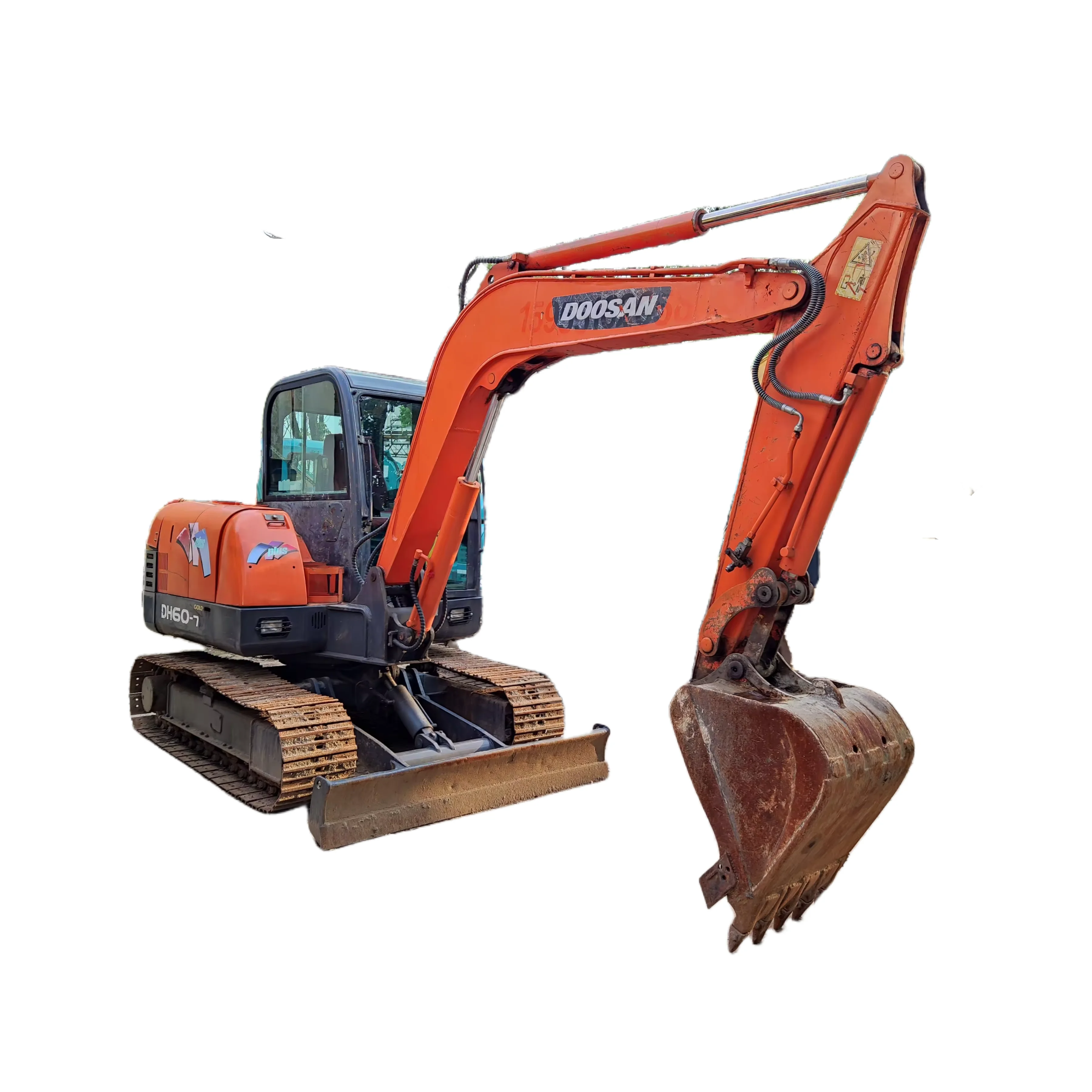 Used Small Hydraulic Crawler Doosan DH60-7 crawler track Seconnd Hnad 6 ton digger in good condition for sell