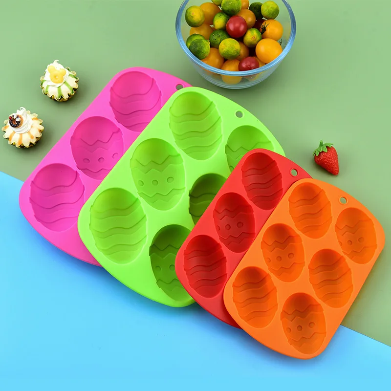 Qimeng Amazons Best Selling Products Kitchen Gadgets Silicon Mold For Cake Decoration Easter Egg Cake Mold