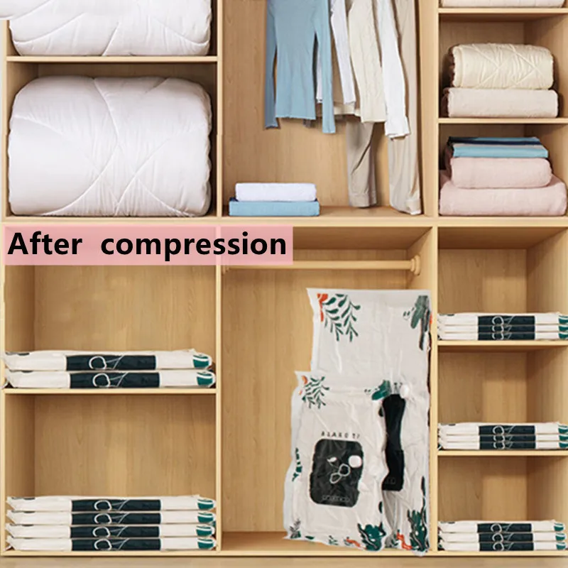 Wholesale Home Travel Vacuum Seal Bags Big Space Saver Storage for Clothes Packaging