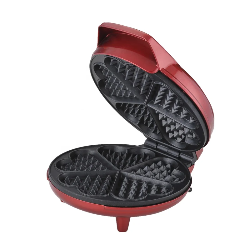 Household Heart Waffle Maker Non Stick Coating Electric Machine Mini AN-2008