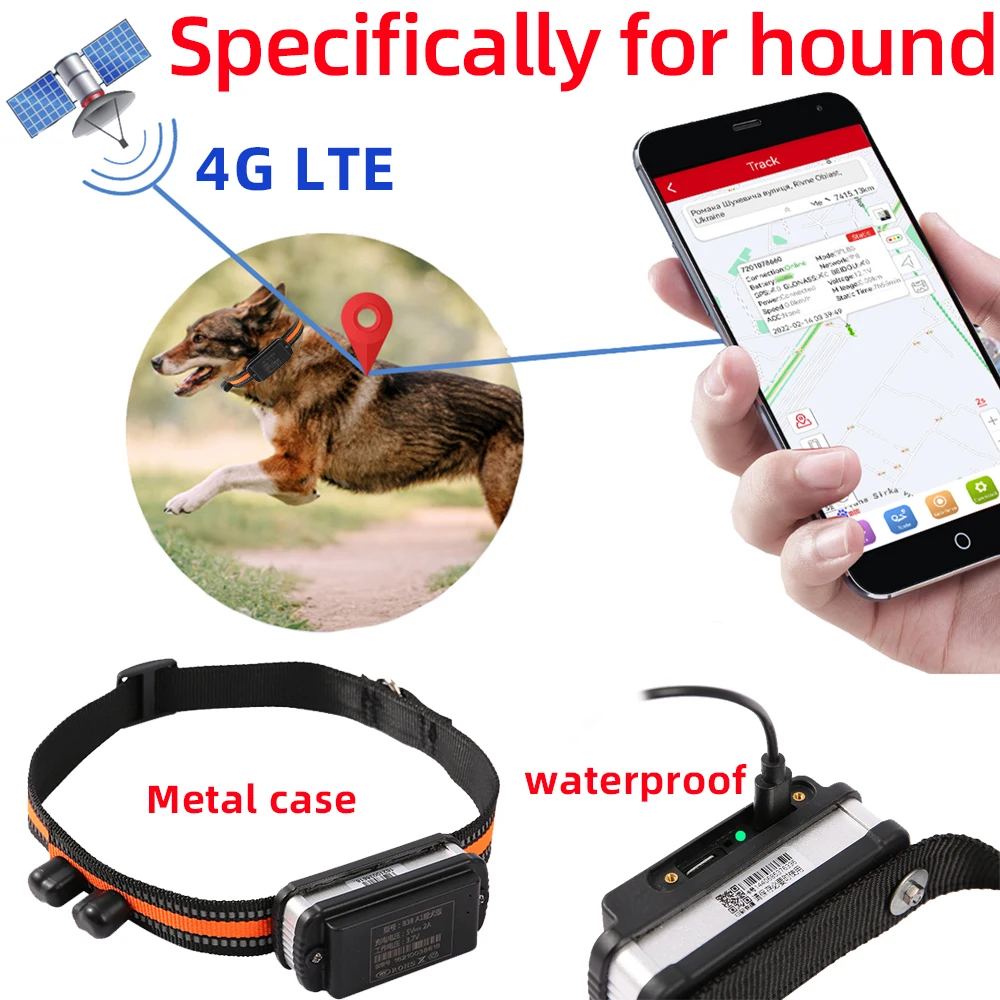 No subscription no monthly fee 4g gps tracker dogs pet smart tracker gps locator tracking for dog cat anti lost locator dog