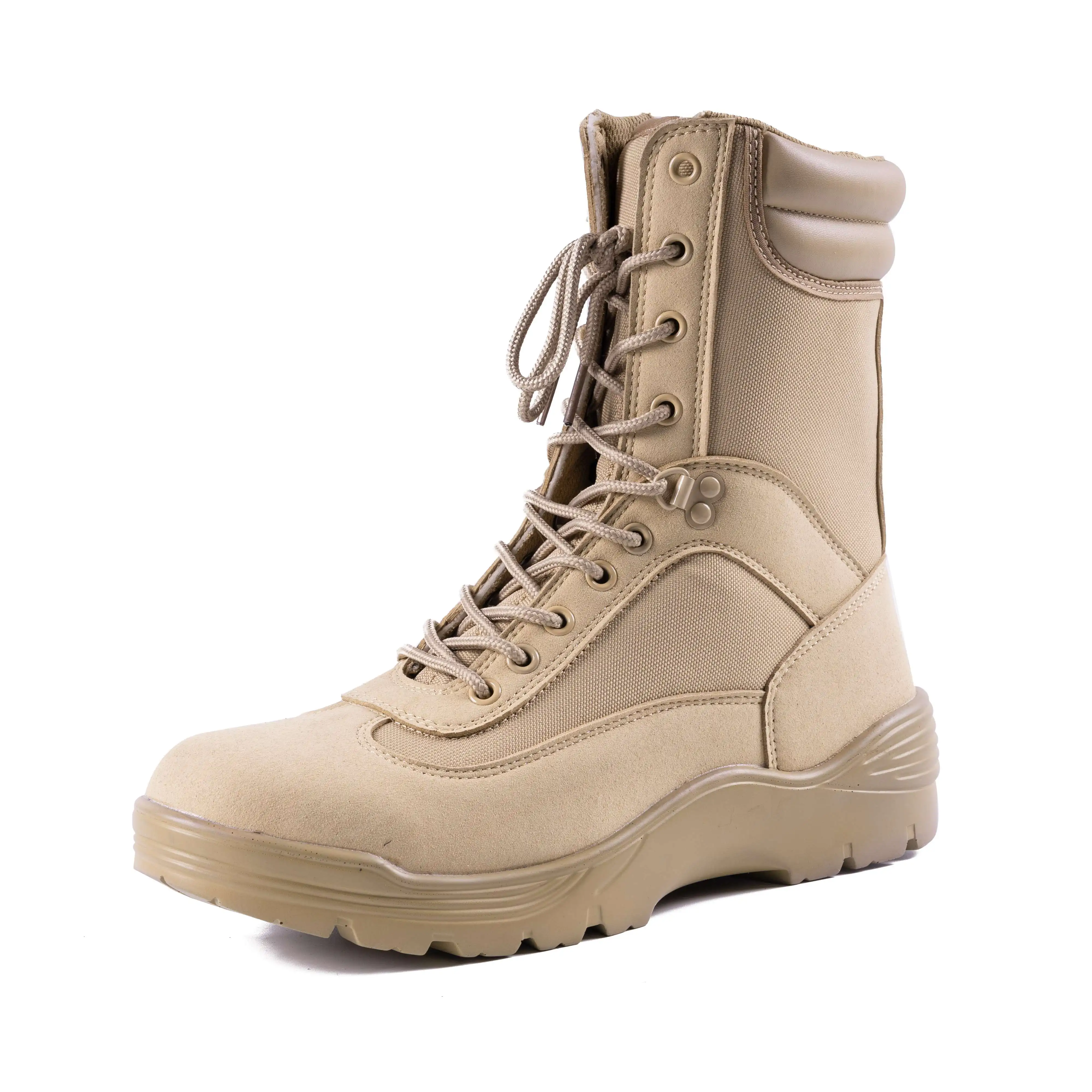 Light Weight Boots With Zipper Oil Resistant PU Outsole Boot Outdoor Training Boot