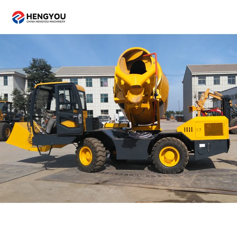 mobile concrete batching plant price  ready mix Self Loading mobile Concrete Mixer