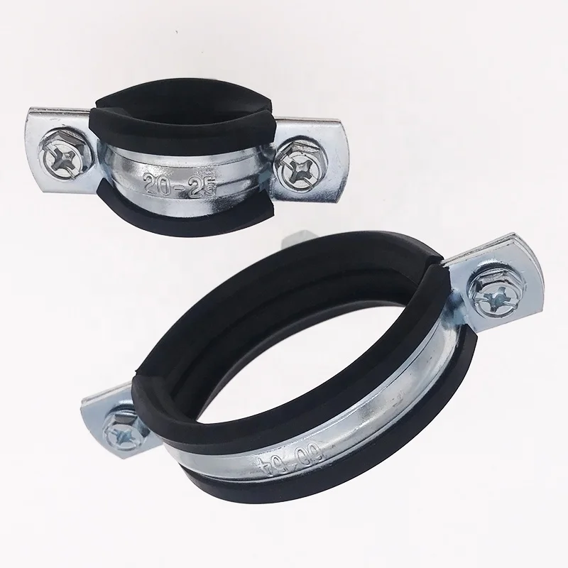 Pipe Clamp Bracket Steel M10 Zinc Plated exhaust pipe clamp quick release pipe clamps
