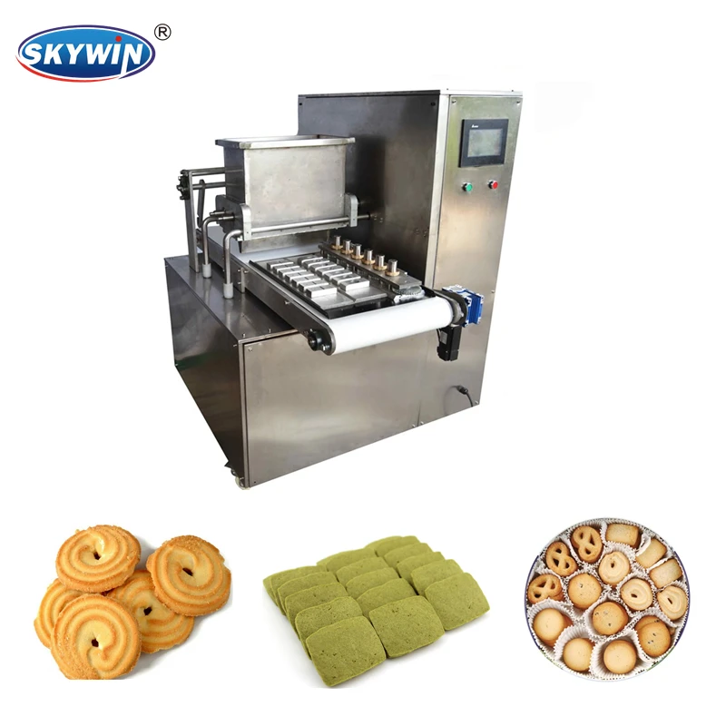 SKYWIN New small table type french cookie machine PLC system control macaron cookie making maker machine for sale