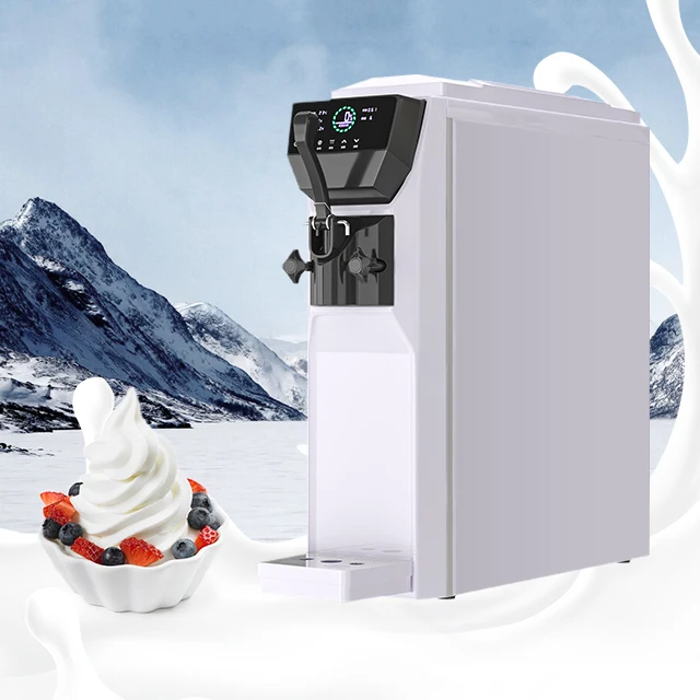 Manufacturer Commercial Soft Ice Cream Machine Automatic Mini Desktop Small Ice Cream Machine Machine A Glace Icee Cream