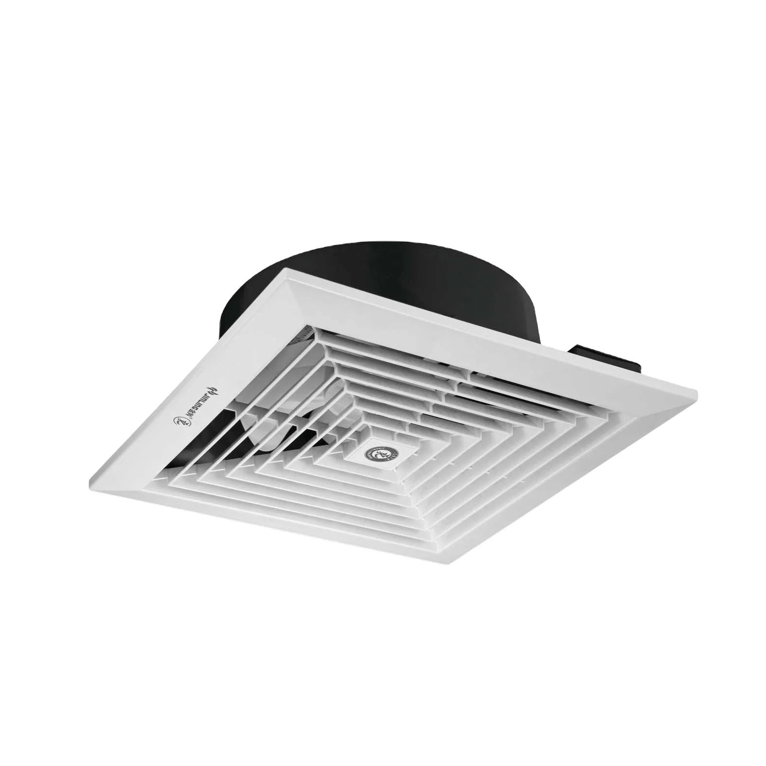 8 inch Bathroom NEW PP full Plastic axial ceiling exhaust fan ventilation fan