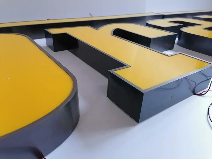 weather-proof led illuminated sign Retail Night light channel letter signs Offices LED logo lights letter Shop Signs