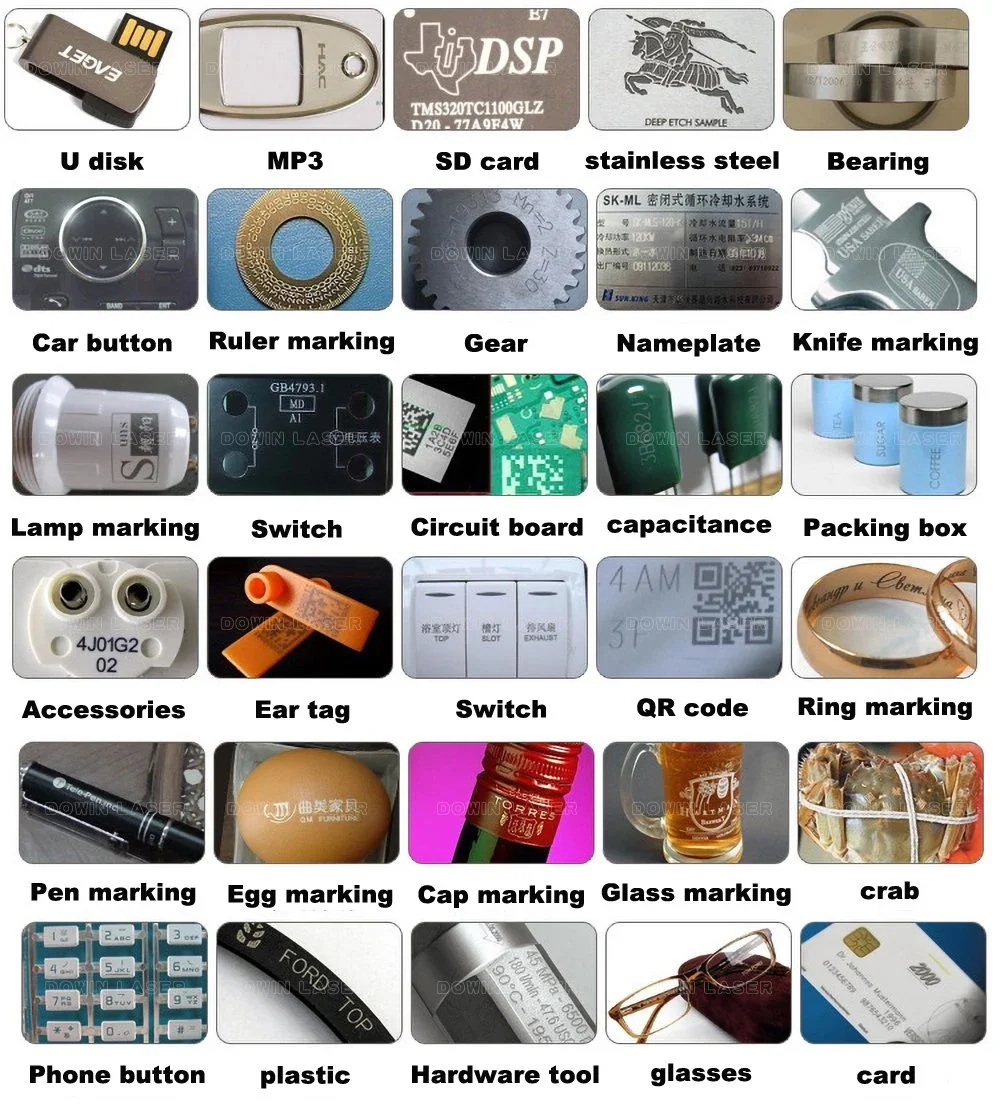 Industrial 3d printer 60W 80W 100w 200w 300w jpt MOPA M7 2.5d 3d fiber laser marking machine price