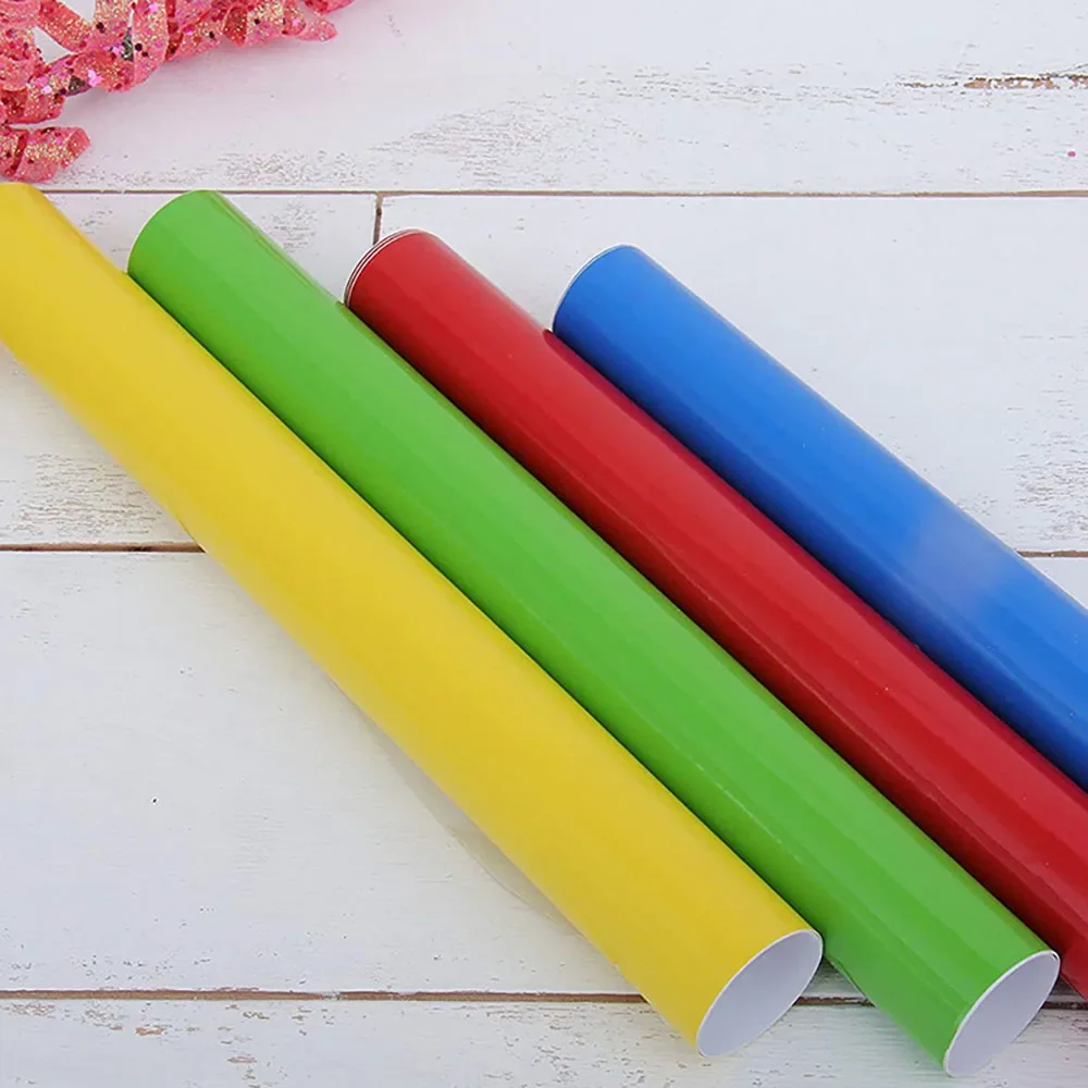 Multicolor Adhesive Craft Permanent Vinyl Roll Lettering Film Cups Glass Car Sticker Decor Color Cutting Vinyl For Cut