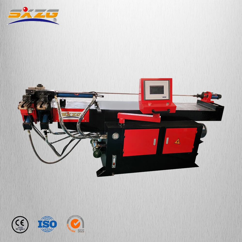 1 2 3 4 inch hydraulic manual pipe bender and SXZG automatic SS MS NC pipe bender machine